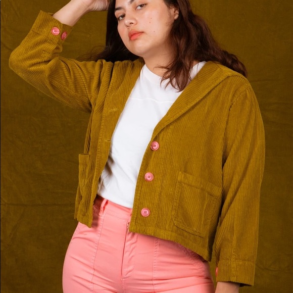 Big Bud Press Sailor Jacket Olive Corduroy Small - Picture 3 of 7